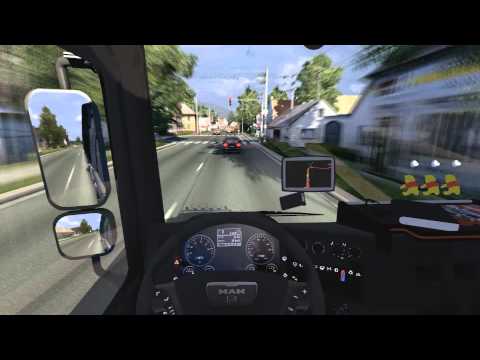 Euro Truck Simulator 2 time-lapse: Esztergom to Budapest [Hungary map by Frank007]