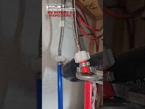 30 Second Rv Faucet Replacment #diy #rv