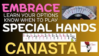 How to play Canasta SPECIAL HANDS learn to see them & raise your score 10-14-24 #canasta #familyfun