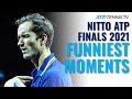 Medvedev Gestures; Ruud Football Skills & Fan Specials | Nitto ATP Finals 2021 Funniest Moments