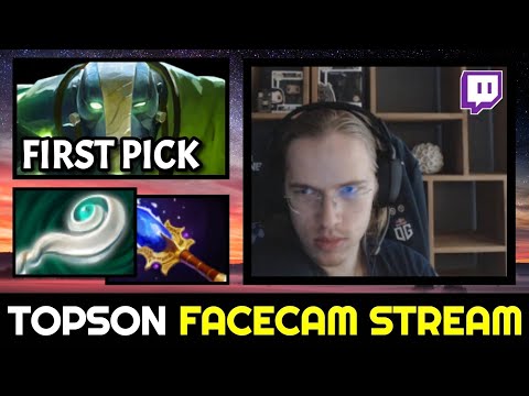 TOPSON FIRST PICK Earth Spirit with Fast Scepter Build — STREAM with FACECAM