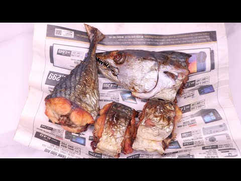 How to oven smoke tuna for soups and stews| Ghana tuna / Ghana opoku. Smoked tuna