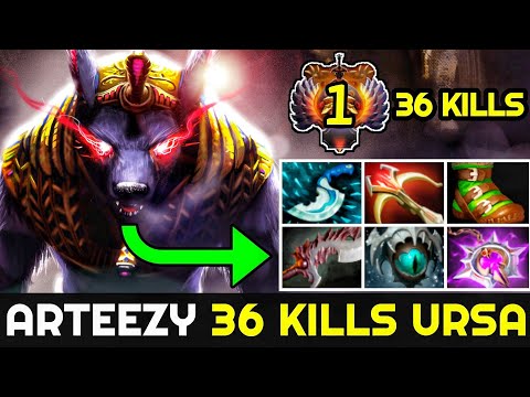 ARTEEZY Ursa Warrior Daedalus Build 36 Kills No Mercy 7.26 Dota 2