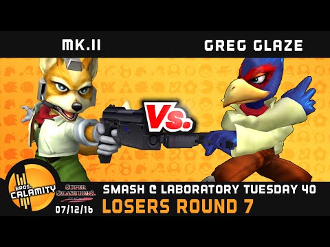 S@LT #40 | Greg Glaze (Falco, Luigi) vs Mk.II(Fox) - Losers Round 7 - SSBM