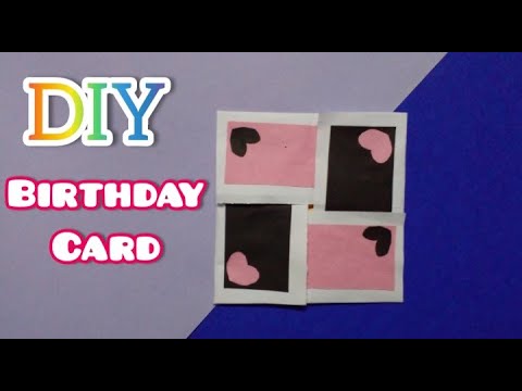 Unique card || DIY Greeting card ideas|| BIRTHDAY CARD || Amreen Art and carft
