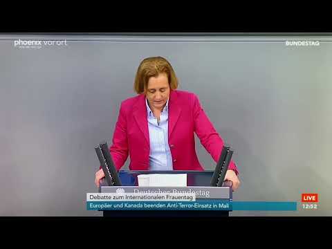 AfD Beatrix von Storch incites homophobic hatred against Tessa Ganserer - Bundestag February 17, ...