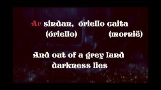 Haldir's Lament Piano + Quenya-English Lyrics- LOTR