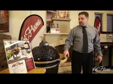  Cal Flame BBQ - Kamado Smoker Grill Video