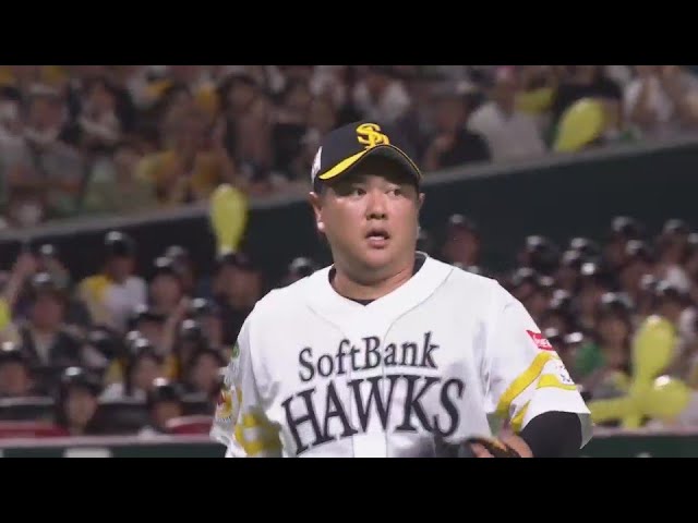 【7回表】変化球を振らせた!! ホークス・津森宥紀 ピンチを招くも無失点に抑える!!  2024年10月4日 福岡ソフトバンクホークス 対 千葉ロッテマリーンズ