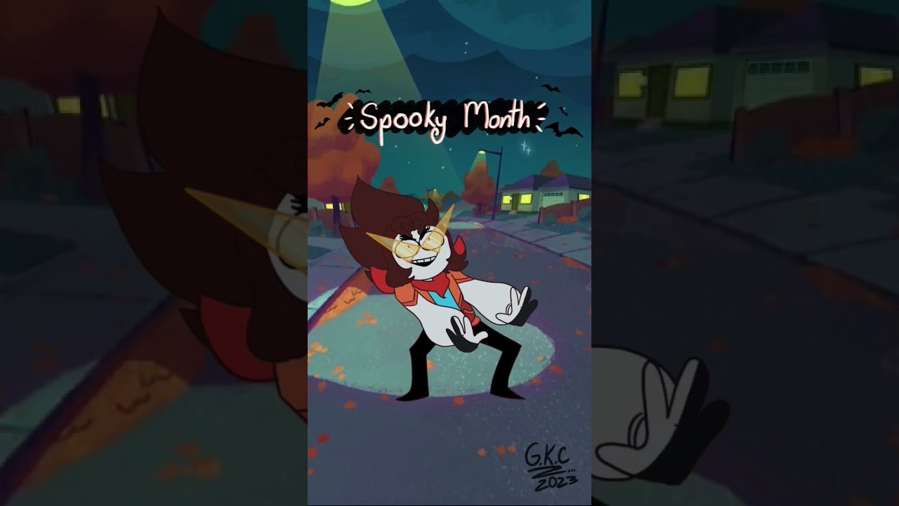 Happy Spooky Month! 💀🎃🍂🍁 #animation #art #halloween #meme #spookymonth #spookyseason #srpelo