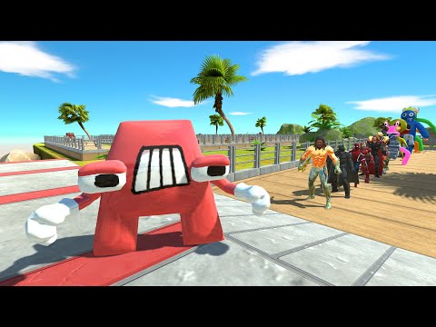 ALPHABET A OASIS DEATH RUN - Animal Revolt Battle Simulator