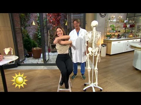 Flirtigt i studion mellan Tilde och Doktorn "Ska jag ta av mig toppen?" - Nyhetsmorgon (TV4)