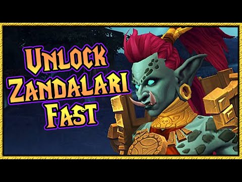 How to unlock Zandalari Trolls Fast [ Unlock allied races guide ]
