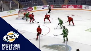 Must See Moment: Briggs Gammill scores the first Cranbrook Bucks goal at Western Financial Place