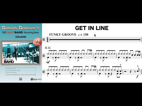 A FUNKY Big Band Drum Chart! PLAY ALONG