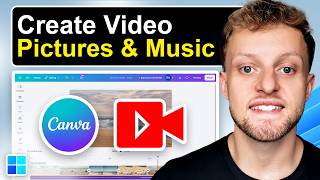 How To Create a Video With Pictures and Music in Canva (Step By Step)