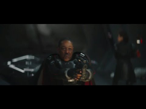Moff Gideon Tries To Kill Bo-Katan And Grogu S2 Ep8 Chapter 16 (The Rescue)