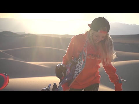SANDBOARDING IN DEATH VALLEY - VLOG #6 - OLYA SMESHLIVAYA