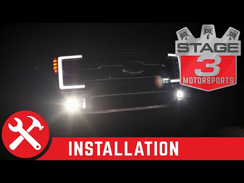 2017 Super Duty Baja Designs Squadron Sport Off Road LED Light Kit Install