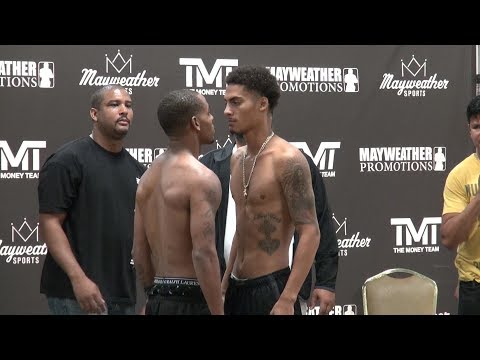 Ladarius Miller vs. Dennis Galarza full card PBC on Bounce weigh in
