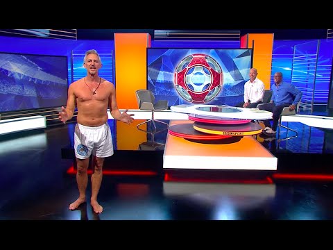 Gary Lineker Presents Match of the Day in his Underwear