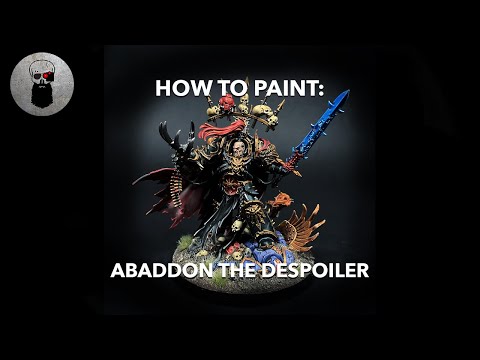 Contrast+ How to Paint: Abaddon the Despoiler