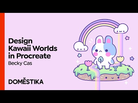 Learn HOW to create KAWAII Characters in Procreate - Course by Becky Cas | Domestika English