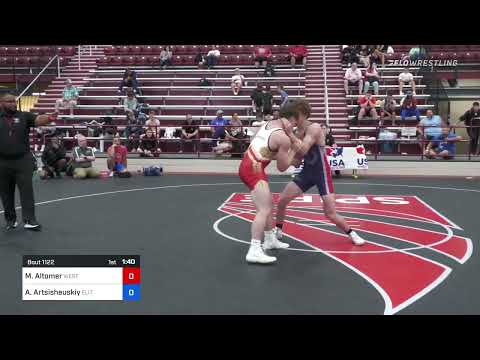 82 Kg Rr Rnd 1 - Michael Altomer, West Point Wrestling Club Vs Adrian Artsisheuskiy, Elite Wrestli