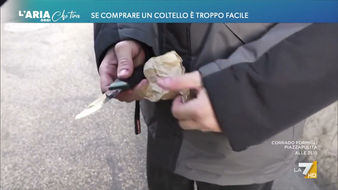 Se comprare un coltello è troppo facile