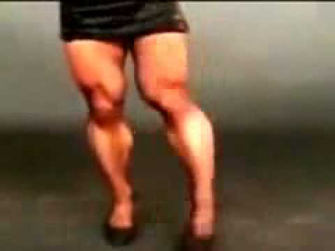 Art of female muscle bodybuilder woman Maria Upton