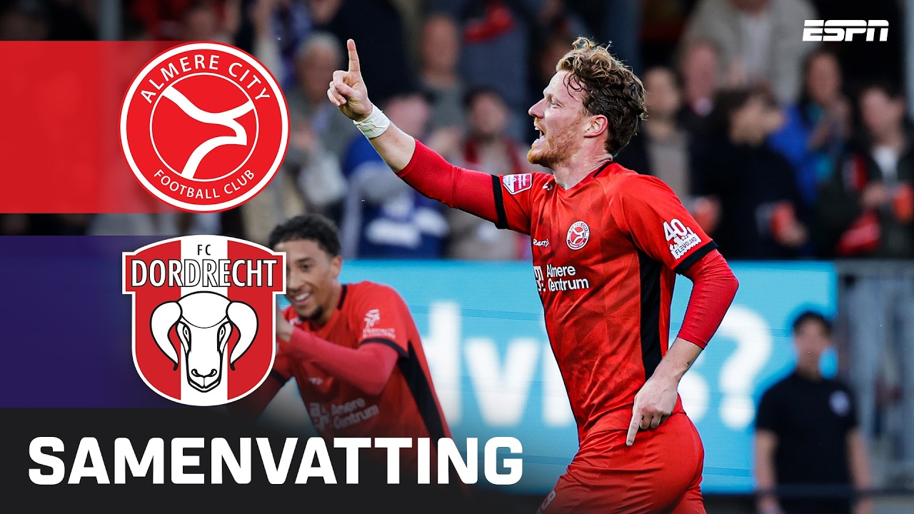 Almere City vs Dordrecht Highlights