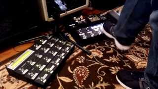 Video thumbnail for My New Guitar Rig and Pedalboard. Full MIDI. Large setup rundown by JMK Music