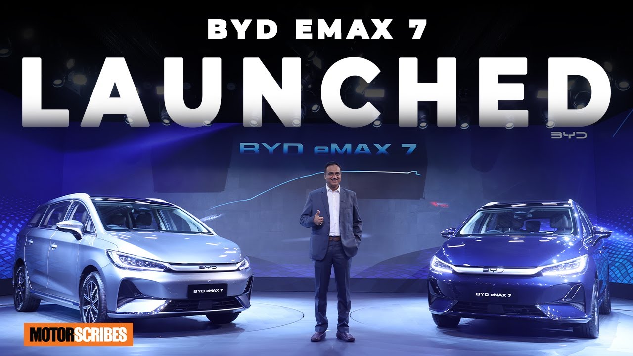 BYD eMAX 7: India's First Electric 6- & 7-Seater MPV | 530 km Range |