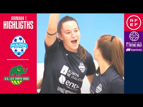 Resumen #PrimeraIberdrolaFS | Ence Marín 4-2 AE Les Corts UBAE | Jornada 1