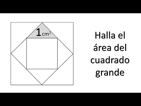 HALLA EL ÁREA DEL CUADRADO GRANDE. Matemáticas Básicas