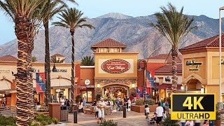 Cabazon Desert Hills Premium Outlet Walking Tour 4k ASMR