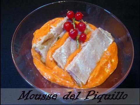 MOUSSE DE PIMIENTO DEL PIQUILLO