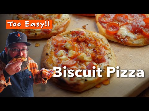 Easy Biscuit Pizzas in 5 Minutes | Chef Tom's Too Easy Kitchen Hack