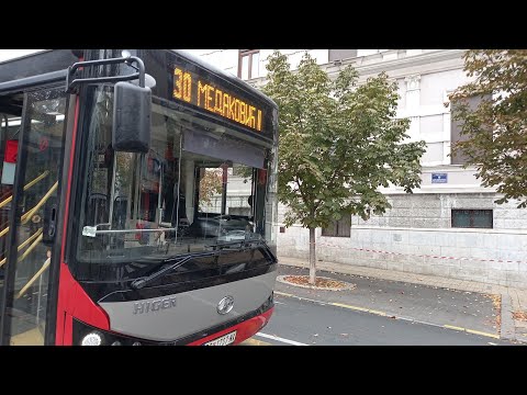 Linija 30:Medaković 2 - Trg Slavija/Birčaninova/(Cela Trasa)