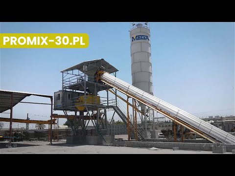 Centrale à béton de 30 m³ - Mélangeur planétaire 0.75 L, trémie d'agrégats 24 m³ et silo à ciment 45 tonnes_6