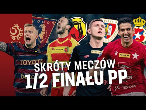 KTO ZAGRA W FINALE? | Skróty meczów 1/2 finału Fortuna PUCHARU POLSKI