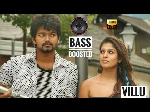 Nee Kobapattal ||| Villu |🎧| Bass Boosted Tamil Song ||| Vijay