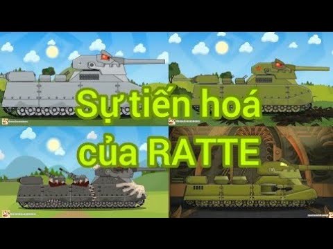 Sự Tiến Hóa Của Ratte - Tank Z | Мультик про танки .