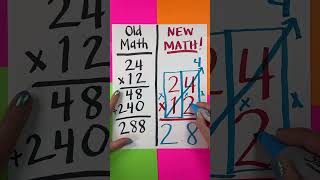 Old Math vs. New Math #reels #maths #backtoschoolhairstylesforkids #hairstyles #simplehairstylesfor