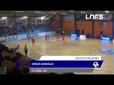 Gol Sergio (2-3) Pescados Rubén Burela - Soliss Talavera. J27, 1Div. LNFS