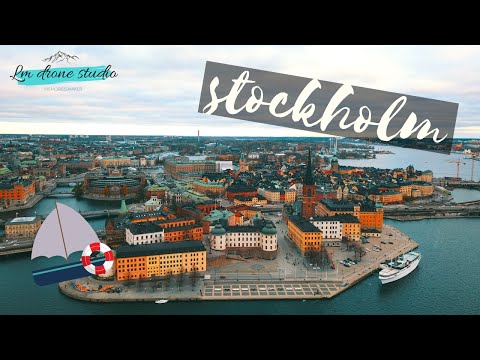 ✈️🇸🇪 Stockholm sky view, Sweden (4K drone video)