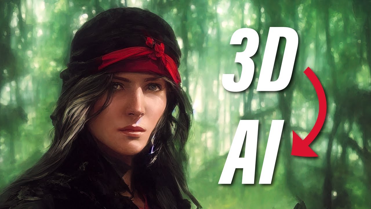 3D render to AI - Full Process Timelapse (Stable Diffusion)