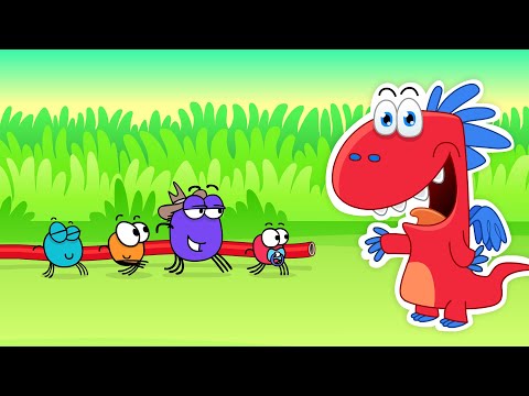 Tyciutki Pajączek (skacze do wody) - Piosenki Dla Dzieci Smoka Edzia - N