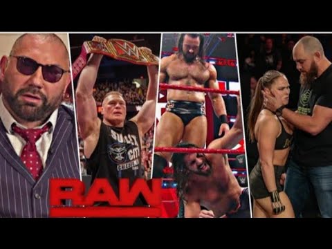 ملخص عرض الرو الأخير 18/3/2019 (عودة بروك ليسنر!! + انتقام سيث رولينز!!)