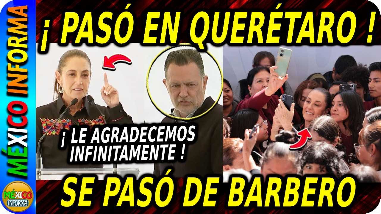 PASÓ EN QUERÉTARO. GOBERNADOR PANISTA RECONOCE EL GRAN TRABAJO DE LA PRESIDENTA. ESCUCHA LO QUE DIJO
